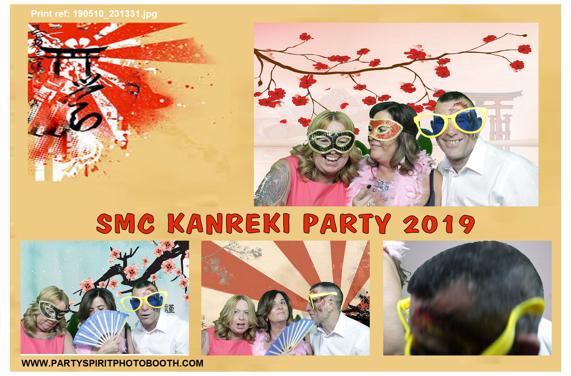 60th Japanese Theme Event | View more photos from the event at gallery.partyspiritphotobooth.com/u/PartySpiritPhotoBooth/60th-Japanese-Theme-Event